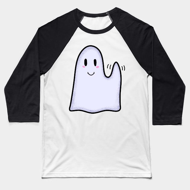 Friendly ghost Baseball T-Shirt by 2dsandy